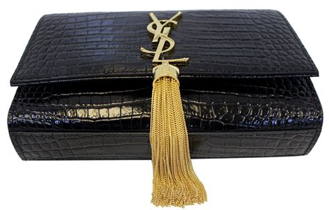 ysl clutch images|YSL crocodile clutch.